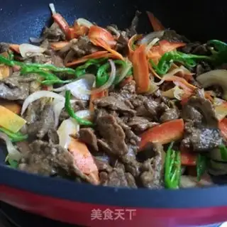 Make Onion radish beef step 11
