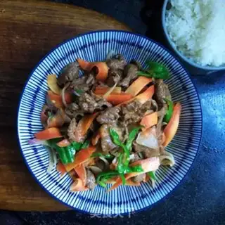 Make Onion radish beef step 13
