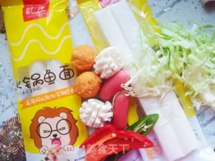 Make Cod noodles step 0