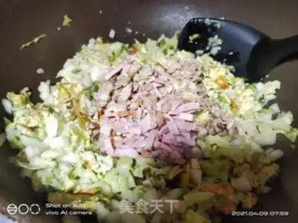 Make Eggs and vegetables step 3