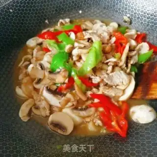 Make Mushroom fried meat step 6
