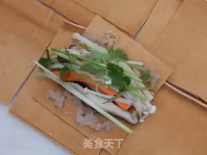 Make Shrimp bean roll step 8