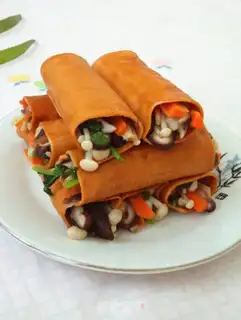 Make Shrimp bean roll step 15