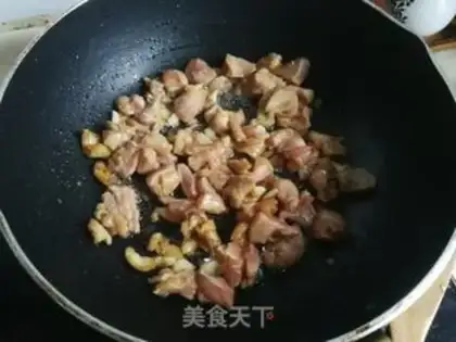 Make Chicken-legged mushroom potato rice step 5