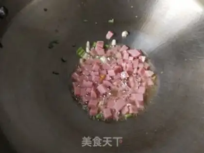 Make Sausage fried rice step 4
