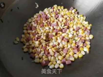 Make Sausage fried rice step 5