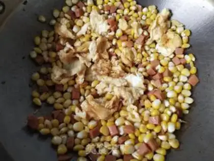 Make Sausage fried rice step 7