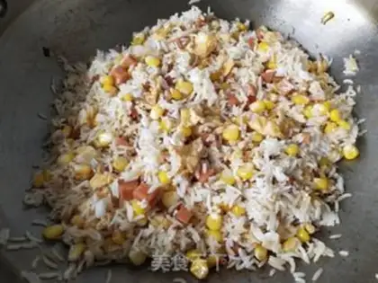 Make Sausage fried rice step 9