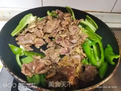 Make Pepper beef step 3