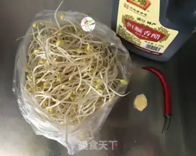 Make Jealousy bean sprouts step 0