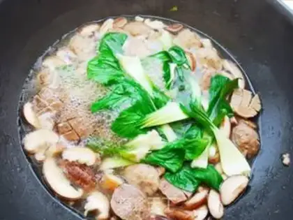 Make Vegetable fishball soup step 8
