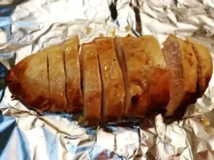 Make Potato mashed chicken chest step 2
