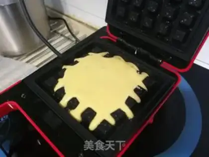 Make Pumpkin waffles step 5