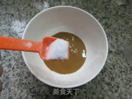 Make Sesame sauce spinach step 1