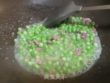 Make Peas, salty rice step 3
