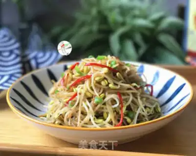 Make Jealousy bean sprouts step 12