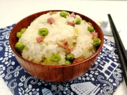 Make Peas, salty rice step 6