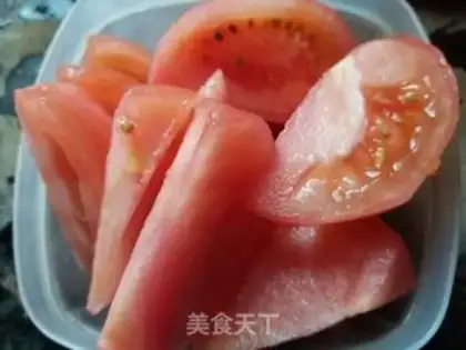 Make Tomato and cabbage step 1
