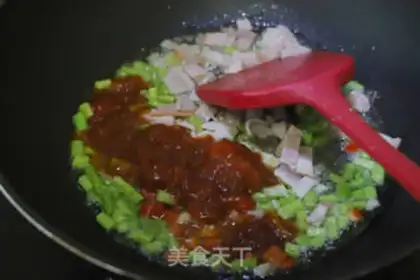 Make Bacon fried rice step 5