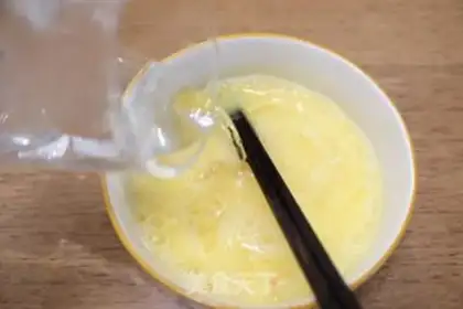 Make Meat tofu eggs step 3