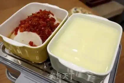 Make Meat tofu eggs step 5