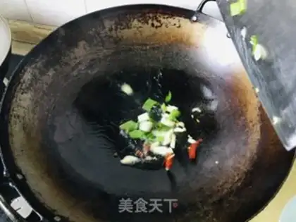 Make Soybean sprouts, fried tofu step 2