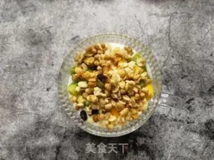 Make Mango melon sour milk cup step 6