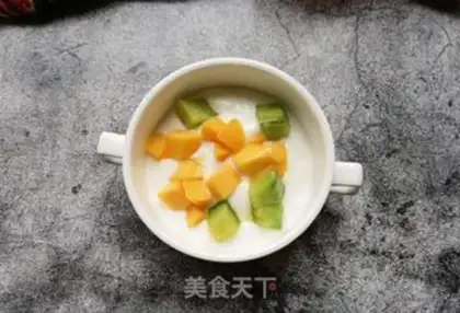 Make Sweet mango nut yogurt cup step 6