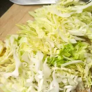 Make Round cabbage with crotch step 0