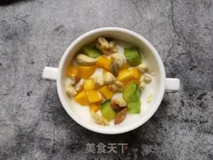 Make Sweet mango nut yogurt cup step 7