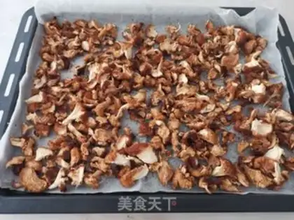 Make Monkey mushroom powder step 5