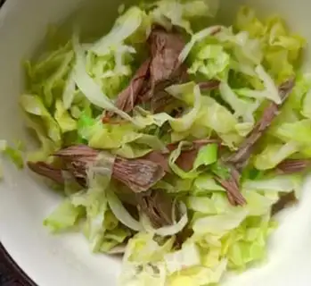 Make Round cabbage with crotch step 7
