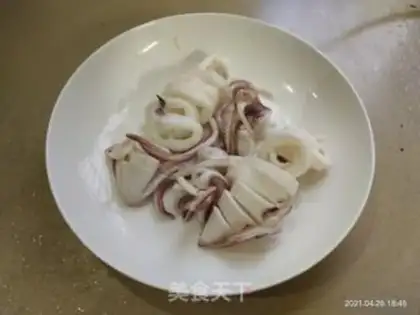 Make The white squid step 2