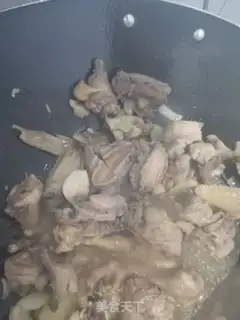 Make Abalone chicken step 4
