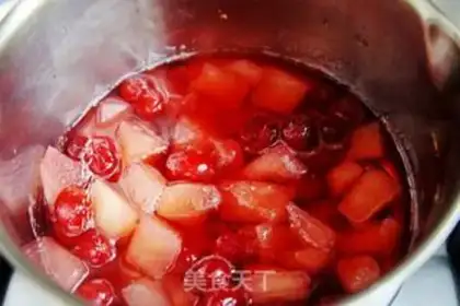 Make Cranberry ice cream apple soup step 5