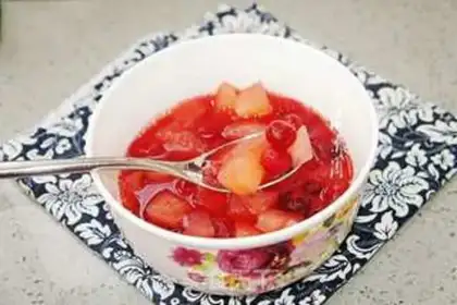 Make Cranberry ice cream apple soup step 6
