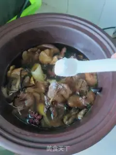 Make Twin mushroom chicken soup step 12
