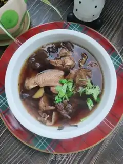 Make Twin mushroom chicken soup step 14