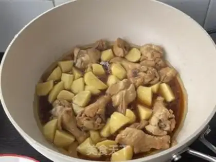 Make Potato chicken step 6