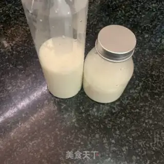 Make Peach glue on milk step 5