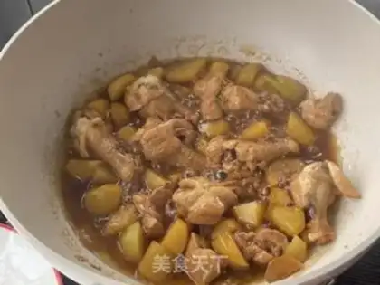 Make Potato chicken step 8