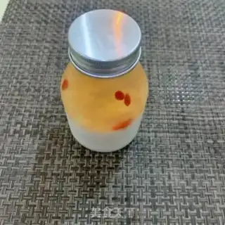 Make Peach glue on milk step 6