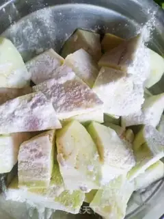 Make Soybeans for eggplant step 2