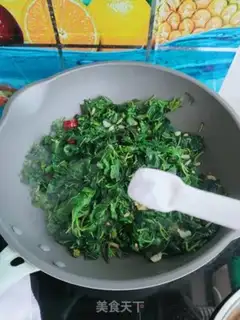 Make Clear the san leaves step 6