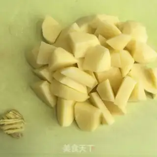 Make Potato chicken step 2