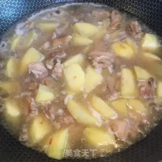 Make Potato chicken step 6
