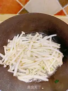 Make Seafood mushroom tofu step 2