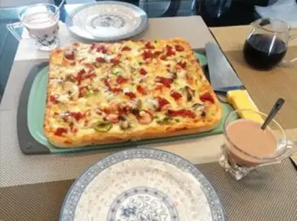 Make The pizza step 19