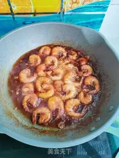 Make Home burning shrimp step 8