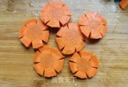 Make Orchid carrots and onions step 3